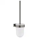 Ёршик подвесной Grohe Essentials Cube, тёмный графит, матовый/стекло матовое (40513AL1) фото 1 Aquada.com.ua