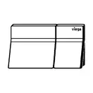 Дистанционный активатор смыва унитаза для Viega Prevista Visign for More 200, электронный, стекло цвет глубокий чёрный (773106) фото 3 Aquada.com.ua