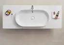 Столешница керамическая 125 x 50 см Catalano Horizon, White (1PC1255000) фото 2 Aquada.com.ua