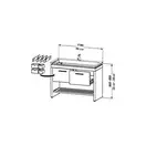 Тумба подвесная Duravit 2nd Floor 1180х490 мм белая глянцевая (2F645808585) фото 3 Aquada.com.ua