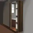 Шкаф зеркальный Duravit 2nd Floor с подсветкой, петли справа 1800 х 1000 х 360 мм (2F9158R5959) фото 2 Aquada.com.ua