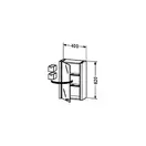 Зеркальный шкафчик Duravit 2nd Floor 400x620 (2F9650L8585) фото 2 Aquada.com.ua