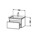 Тумба подвесная 580х448 мм Duravit DuraStyle дуб европейский (DS63805252) фото 2 Aquada.com.ua