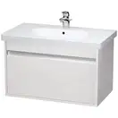 DURAVIT Тумба под раковину 80 см, матовый белый+ умывальник с 1 отв. 85 см (KT006301818) фото 1 Aquada.com.ua