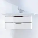 Тумба подвесная Duravit PuraVida 800х450 мм, белая глянцевая (PV676708585) фото 2 Aquada.com.ua