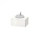 DURAVIT Тумбочка подвесная Starck furniture 835 x 565 черный глянец (S1 9526 4040) фото 1 Aquada.com.ua