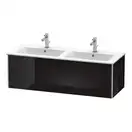Комплект мебели тумба подвесная с двойной раковиной Duravit XSquare 128 х 47,8 см (XS407504040+2336130000) фото 1 Aquada.com.ua