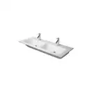 Комплект мебели тумба подвесная с двойной раковиной Duravit XSquare 128 х 47,8 см (XS407504040+2336130000) фото 2 Aquada.com.ua