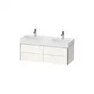 Комплект мебели тумба подвесная с двойной раковиной Duravit XSquare 118,4 х 46 см (XS416402222+23531200141) фото 1 Aquada.com.ua