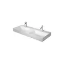 Комплект мебели тумба подвесная с двойной раковиной Duravit XSquare 118,4 х 46 см (XS416402222+23531200141) фото 2 Aquada.com.ua