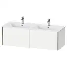 Тумба подвесная под раковину Duravit XViu 128 x 48 см, белый матовый (XV40290B118) фото 1 Aquada.com.ua