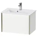 Тумба подвесная компакт, под раковину Duravit XViu 61 x 39 см, белый матовый (XV40780B118) фото 1 Aquada.com.ua