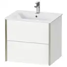 Тумба подвесная под раковину Duravit XViu 61 x 48 см, белый матовый (XV41250B118) фото 1 Aquada.com.ua