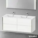 Тумба подвесная под раковину Duravit XViu 128 x 48 см белый матовый (XV41290B118) фото 2 Aquada.com.ua
