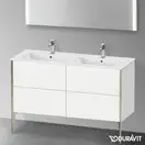 Тумба напольная под раковину Duravit XViu 128 x 48 см, белый матовый (XV44850B118) фото 2 Aquada.com.ua