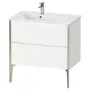 Тумба напольная под раковину, чаша слева Duravit XViu 81 x 48 см, белый матовый (XV44860B118) фото 1 Aquada.com.ua