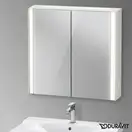 Зеркальный шкафчик с LED подсветкой Duravit XViu 82 х 15,6 х h80 см, версия «icon» (XV71420B1B1) фото 2 Aquada.com.ua