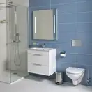 Комплект мебели 55 см (умывальник + шкафчик) Jika Cube (H4536121763001) фото 2 Aquada.com.ua