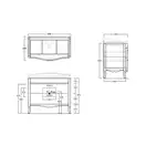 Тумба под раковину Simas Arcade 97 x 54 x h80,5 см, белый глянец (ARM4) фото 2 Aquada.com.ua