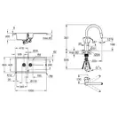 Набор Grohe мойка кухонная K400 31642AT0 + смеситель Eurosmart Cosmopolitan 31481001 (31642AT031481001)