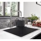 Hansgrohe S510-U450 Мойка кухонная, серый бетон (43431380)