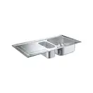 GROHE Комплект Мийка для кухні 860 x 500 мм з ексцентриком, 1 чаша + Eurosmart Змішувач одноважільний для (31565SD0) фото 1 Aquada.com.ua
