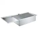 Grohe K1000 Кухонная мойка с крылом, нержавейка (31582SD0)