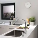 Hansgrohe S719-U660 Мойка кухонная, нержавеющая сталь (43428800)
