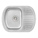 Кухонна мийка Qtap 6349 Micro Decor 0,8 мм (QT6349MICDEC08) (QT6349MICDEC08) фото 1 Aquada.com.ua