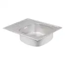 Кухонна мийка Qtap 6550 Satin 0,8 мм (QT6550SAT08) (QT6550SAT08) фото 4 Aquada.com.ua