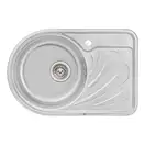 Кухонна мийка Qtap 6744L Micro Decor 0,8 мм (QT6744LMICDEC08) (QT6744LMICDEC08) фото 1 Aquada.com.ua
