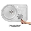 Кухонна мийка Qtap 6744L Satin 0,8 мм (QT6744LSAT08) (QT6744LSAT08) фото 3 Aquada.com.ua