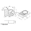 Кухонна мийка Qtap 6744R Micro Decor 0,8 мм (QT6744RMICDEC08) (QT6744RMICDEC08) фото 2 Aquada.com.ua