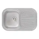 Кухонна мийка Qtap 7448 Micro Decor 0,8 мм (QT7448MICDEC08) (QT7448MICDEC08) фото 1 Aquada.com.ua