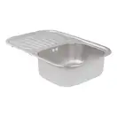Кухонна мийка Qtap 7448 Micro Decor 0,8 мм (QT7448MICDEC08) (QT7448MICDEC08) фото 4 Aquada.com.ua