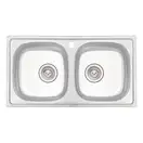 Кухонна мийка Qtap 7843-B Micro Decor 0,8 мм (QT7843BMICDEC08) (QT7843BMICDEC08) фото 1 Aquada.com.ua