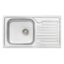 Кухонна мийка Qtap 7843 Micro Decor 0,8 мм (QT7843MICDEC08) (QT7843MICDEC08) фото 1 Aquada.com.ua