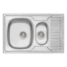 Кухонна мийка Qtap 7850-B Micro Decor 0,8 мм (QT7850BMICDEC08) (QT7850BMICDEC08) фото 1 Aquada.com.ua