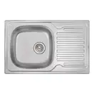 Кухонна мийка Qtap 7850 Micro Decor 0,8 мм (QT7850MICDEC08) (QT7850MICDEC08) фото 1 Aquada.com.ua