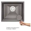 Кухонна мийка Qtap D4843BL Black 2.7/1.0 мм (QTD4843BLPVD2710) (QTD4843BLPVD2710) фото 3 Aquada.com.ua