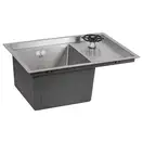 Кухонна мийка з кришкою та омивачем Qtap DC5638 Satin 3.0/1.2 мм (QTDC56383012) (QTDC56383012) фото 5 Aquada.com.ua