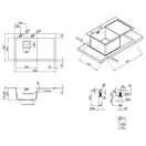 Набір 3 в 1 Qtap кухонна мийка DK6845L 3.0/1.2 мм Satin + сушарка + дозатор для миючого засобу (QTDK6845LSET3012) фото 2 Aquada.com.ua