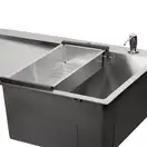 Набір 3 в 1 Qtap кухонна мийка DK7850R 3.0/1.2 мм Satin + сушарка + дозатор для миючого засобу (QTDK7850RSET3012) фото 3 Aquada.com.ua