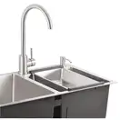 Набір 4 в 1 Qtap кухонна мийка S7843 Satin + змішувач + сушарка + дозатор для миючого засобу (QTS7843SET) фото 11 Aquada.com.ua