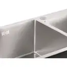 Набір 4 в 1 Qtap кухонна мийка S7843 Satin + змішувач + сушарка + дозатор для миючого засобу (QTS7843SET) фото 3 Aquada.com.ua