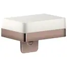 Мыльница Axor Universal Accessories, матовое красное золото/стекло матовое (42819310) фото 1 Aquada.com.ua