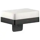 Мыльница Axor Universal Accessories, satin black/стекло матовое (42819350) фото 1 Aquada.com.ua