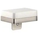 Мыльница Axor Universal Accessories, нержавеющая сталь/стекло матовое (42819800) фото 1 Aquada.com.ua