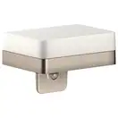 Мыльница Axor Universal Accessories, матовый никель/стекло матовое (42819820) фото 1 Aquada.com.ua