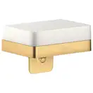 Мыльница Axor Universal Accessories, матовая латунь/стекло матовое (42819950) фото 1 Aquada.com.ua